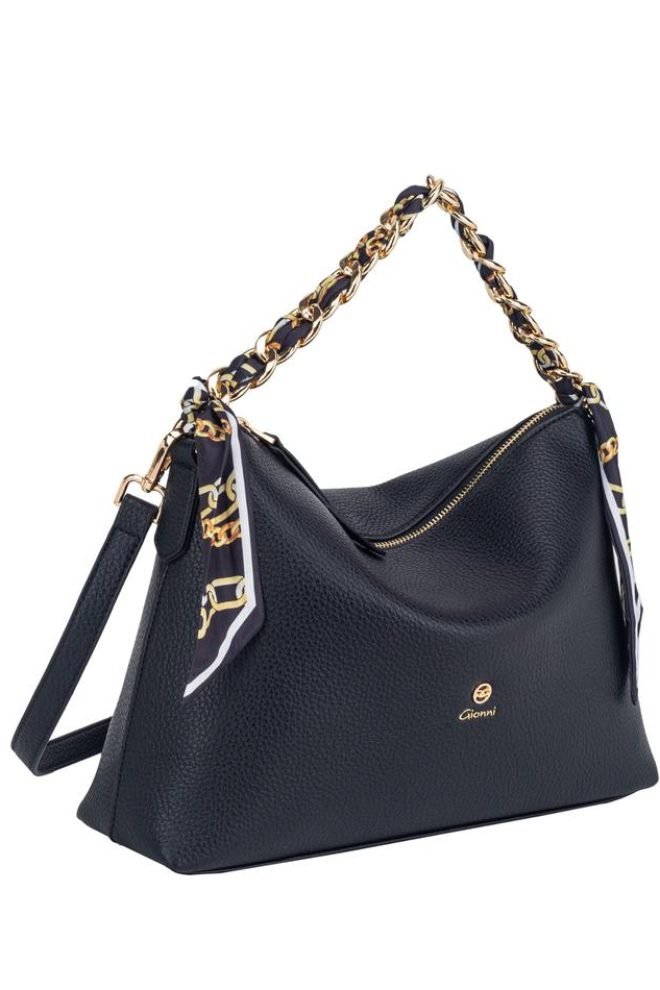 Seebreeze slouchy Gionni shoulder bag  11G2744-BLACK-1