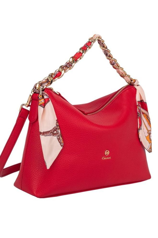 Seebreeze slouchy Gionni shoulder bag  11G2744-RED-1