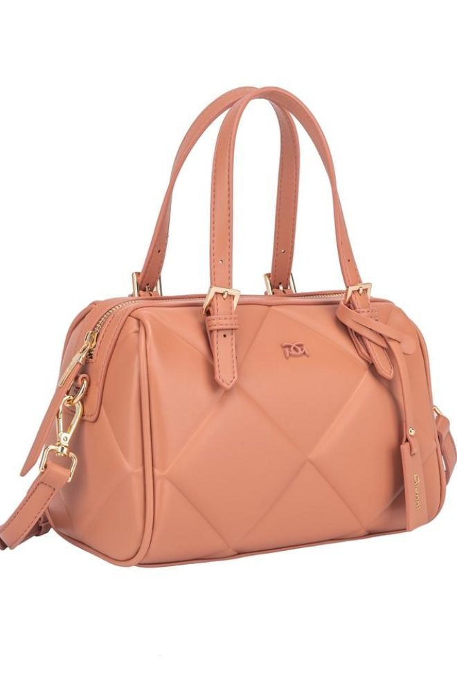 Pearl double handle grab Gionni bag  11G2753-ROSE-1
