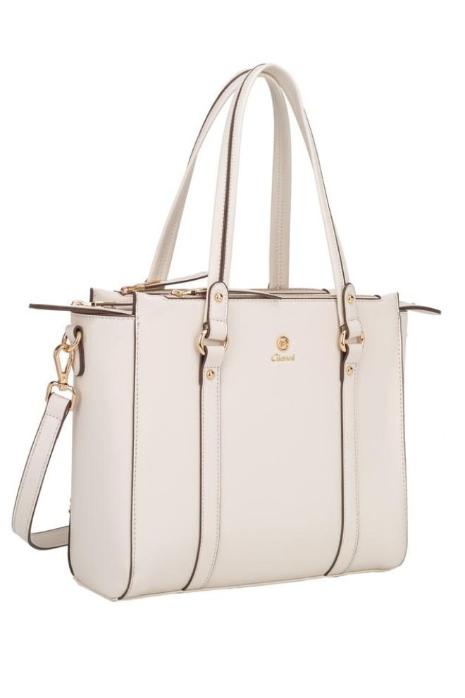 Siren double handle grab Gionni bag  11G2760-CREAM-1