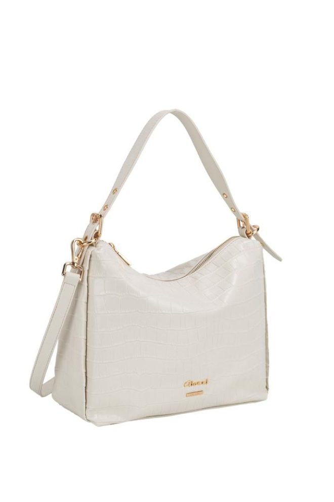 Lagoon slouchy shoulder Gionni bag  11G2762-CREAM-1