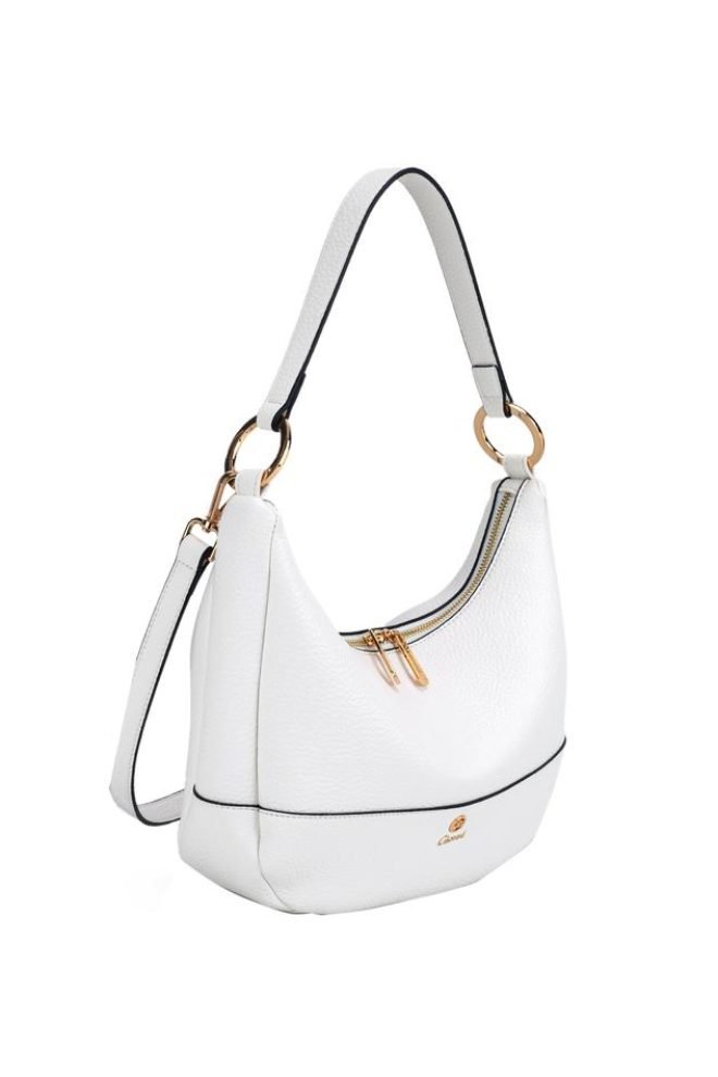 Krill Moon Shaped Gionni bag  11G2777-WHITE-1