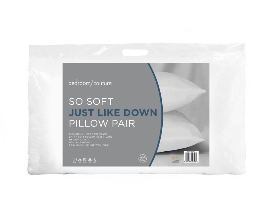 Just like down microfibre pillow 2333