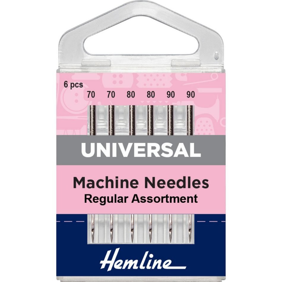 Universal machine needles regular assortment 6 pcs 100.99