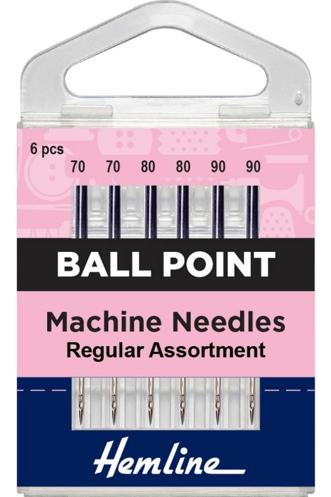 Ball point machine needles regular assortment 6 pcs 101.99