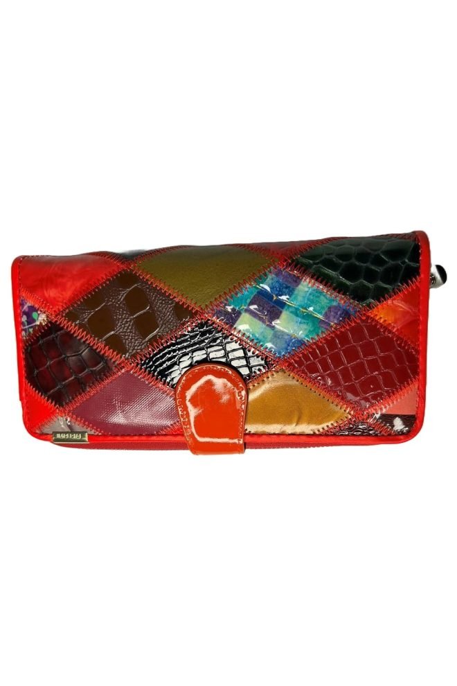 Large patchwork wallet 1090-1