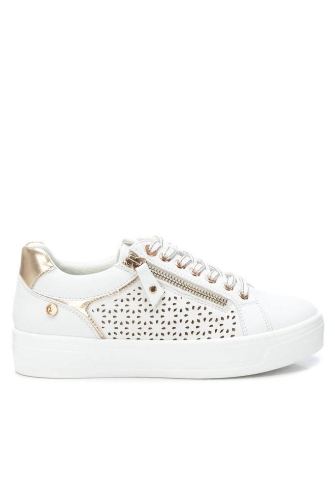 XTI white shimmer runner 143624-WHITE-1