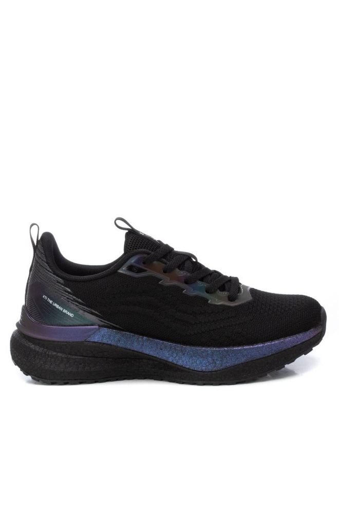 XTI urban black trainer 144043-BLACK-1