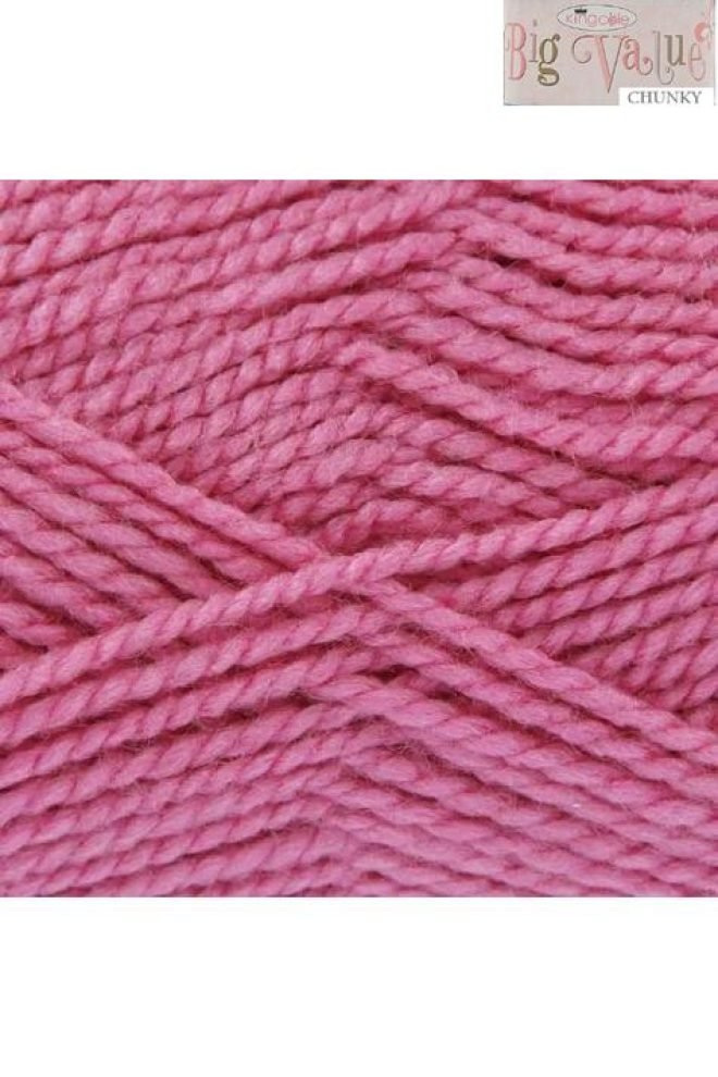 King Cole Big Value Chunky 100g Rose 1542