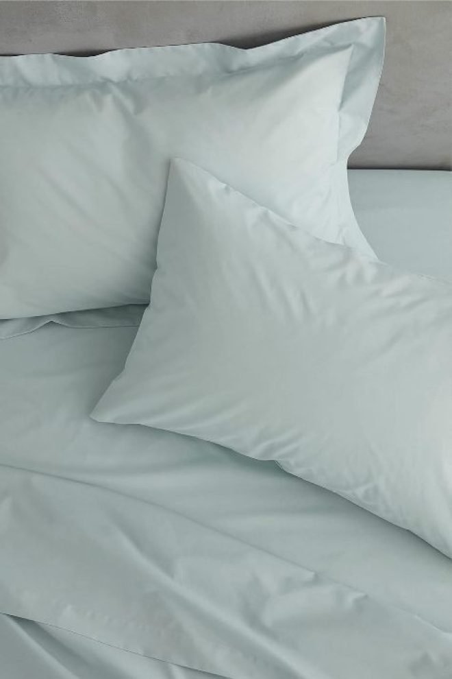 Standard pillowcase pair in duck egg 18277-DE-1