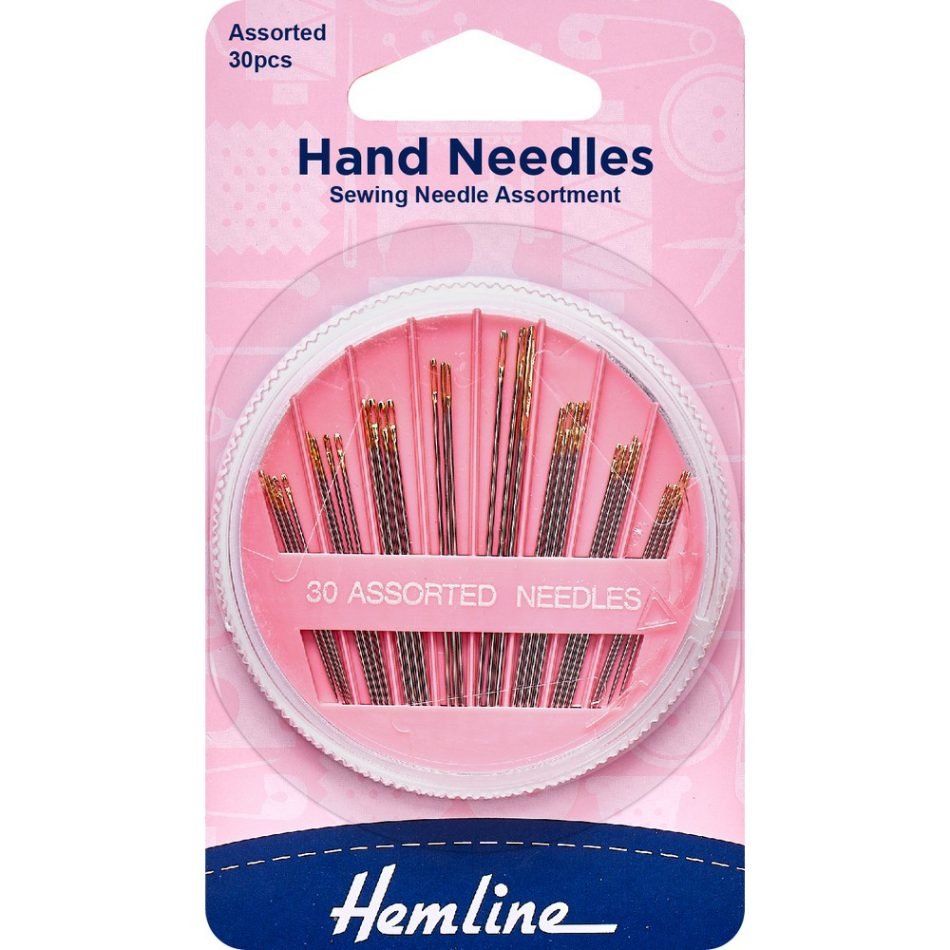 Hand needles assorted, size 30 pcs 210.3