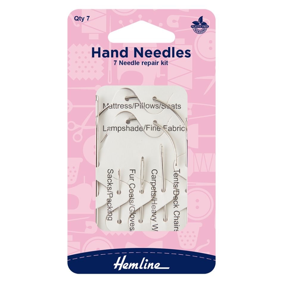 Hand needles, assorted size, 7 pcs 215.7