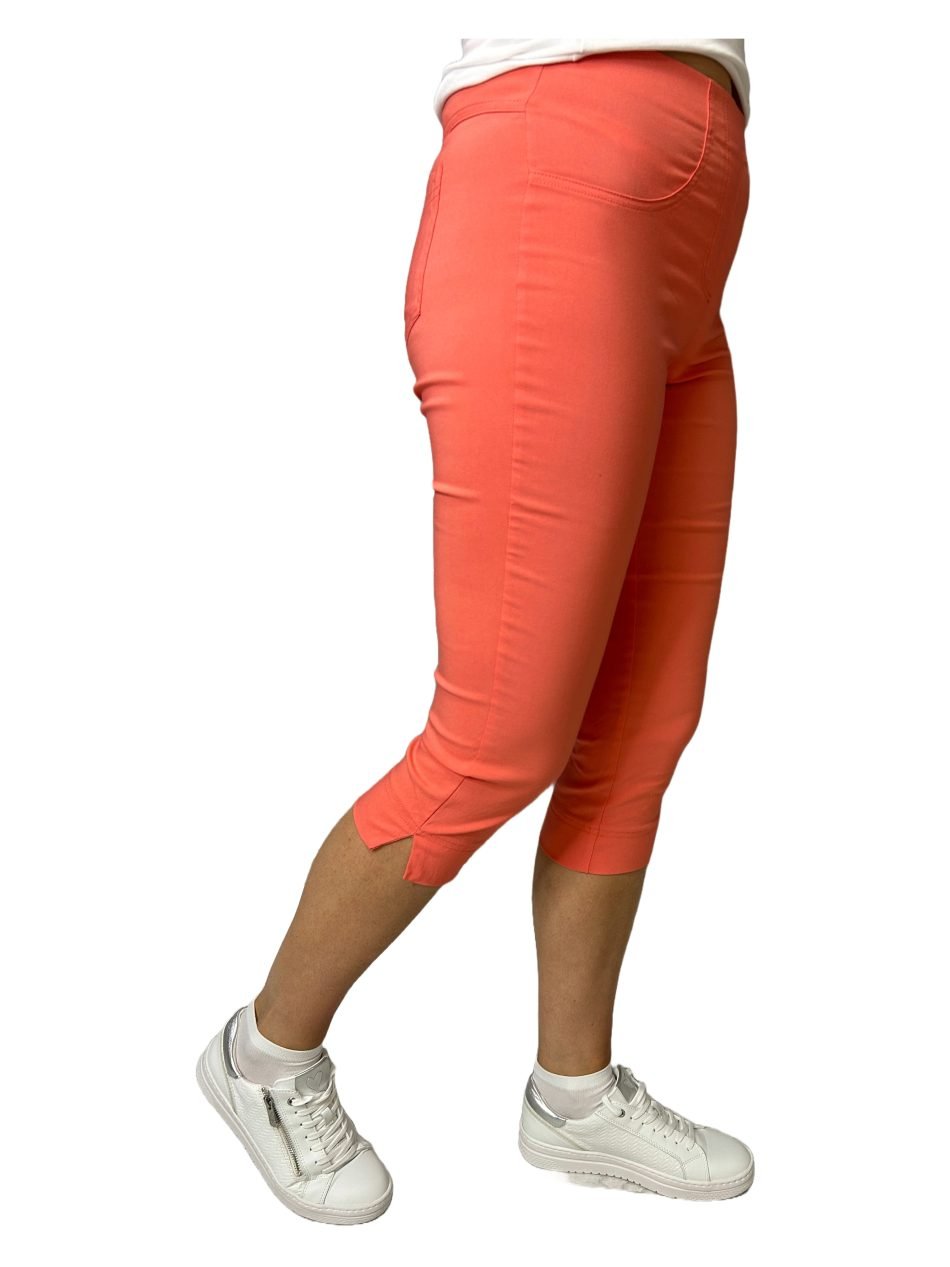 Pinns Rose coral trousers   226C-CORAL-1 - Image 2
