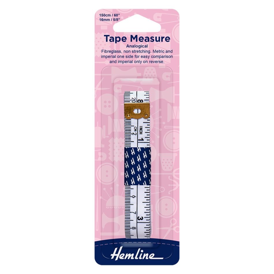 Tape measure analogical 16mm x 150cm, 1 pc 252