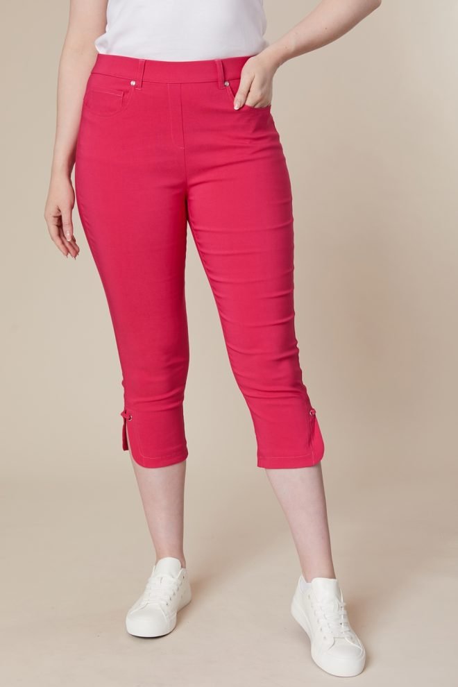 Jessica Graaf  bright pink capri pants 29912-018