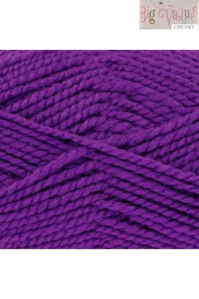 King Cole Big Value Chunky 100g Purple 3105