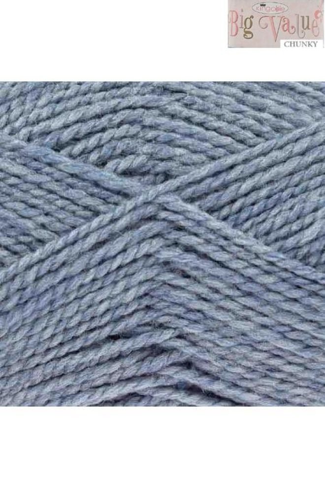 King Cole Big Value Chunky 100g Stonewash 3283