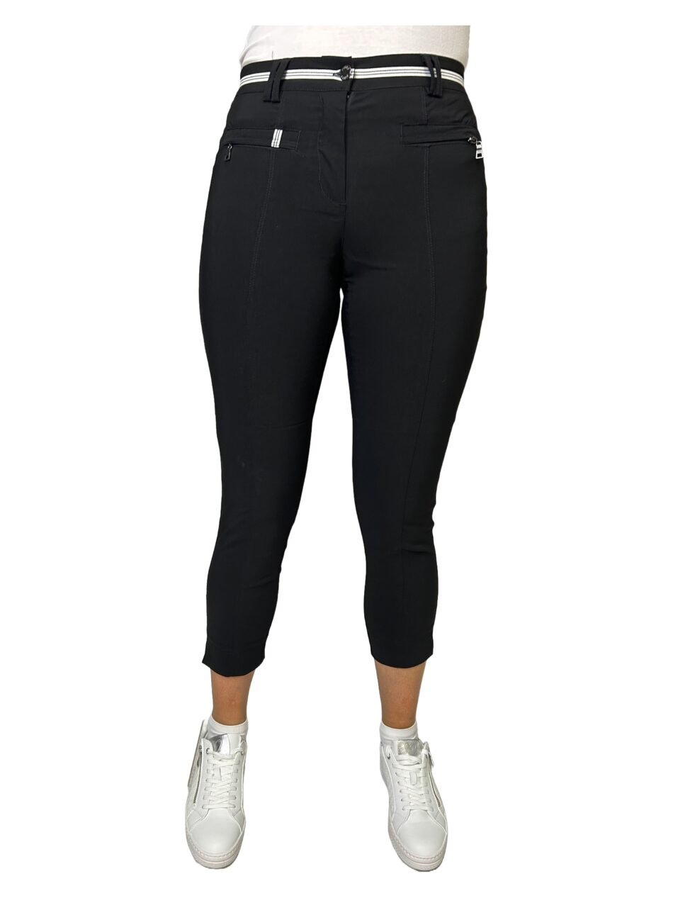 Pinns Ankle Grazer black trousers 378CT-BLK-1