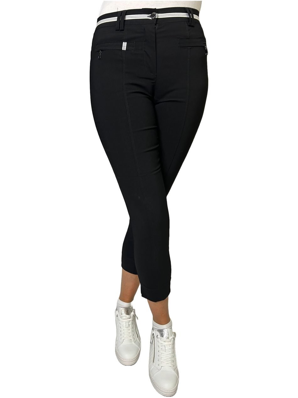 Pinns Ankle Grazer black trousers 378CT-BLK-1 - Image 3
