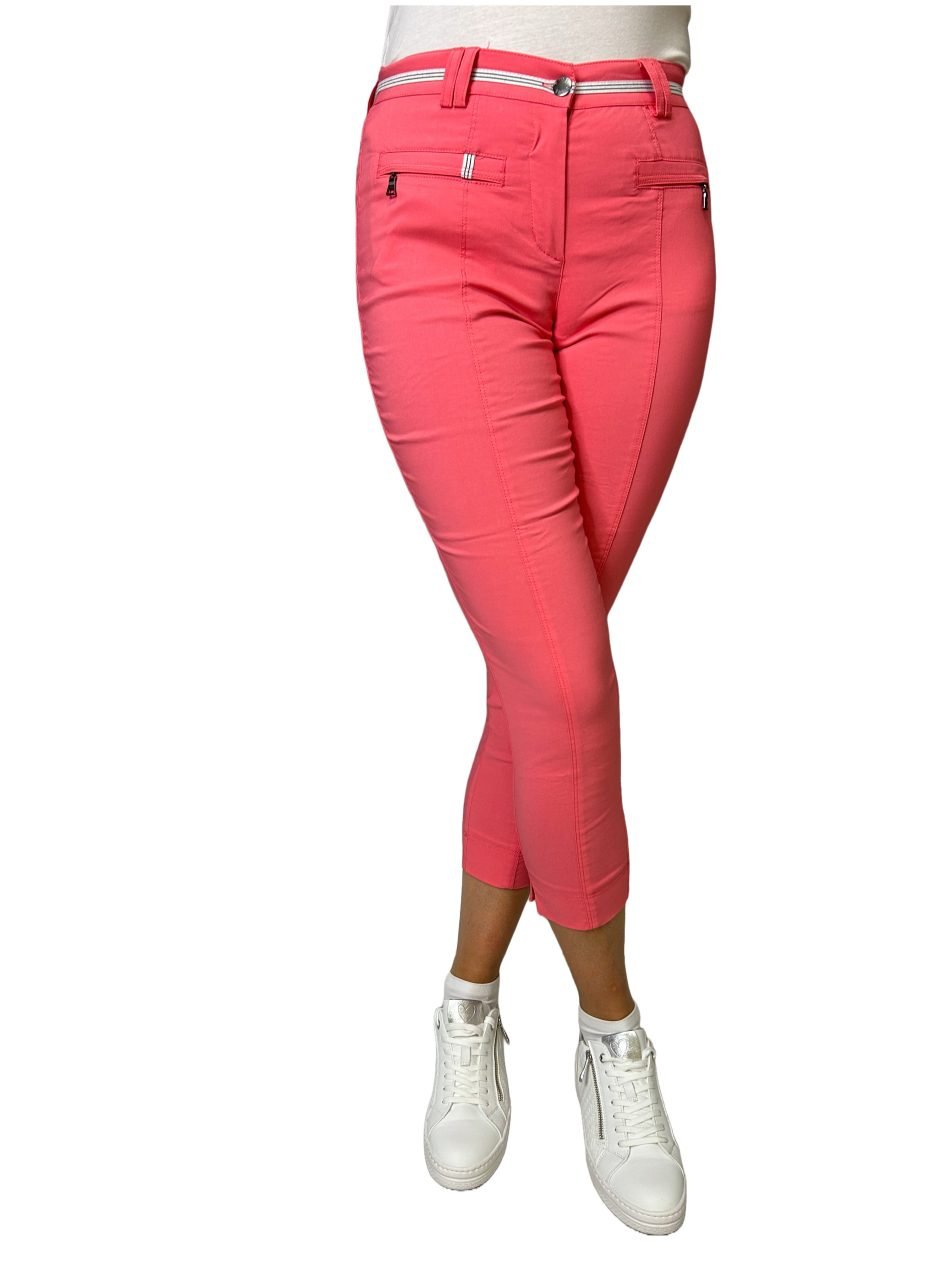 Pinns Ankle Grazer coral trousers 378CT-CORAL-1 - Image 3