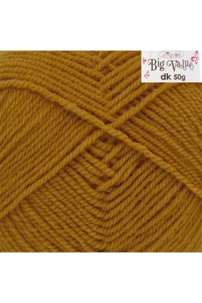 King Cole Big Value DK 50g Mustard 4026