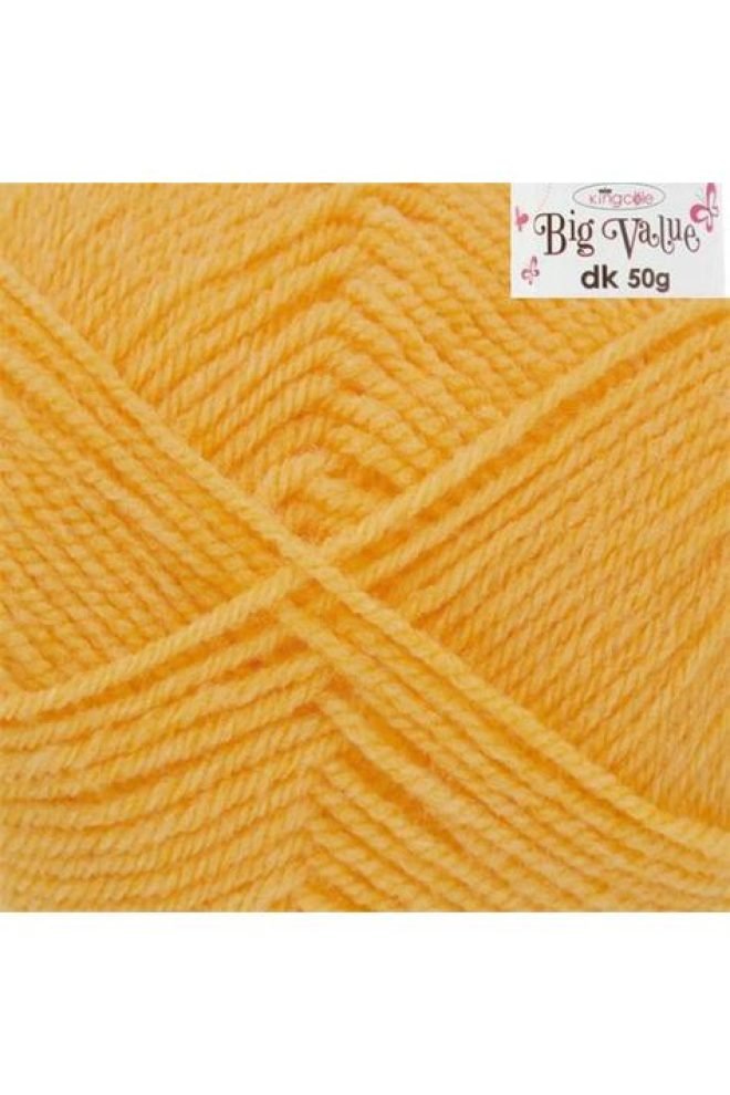 King Cole Big Value DK 50g Yellow 4027