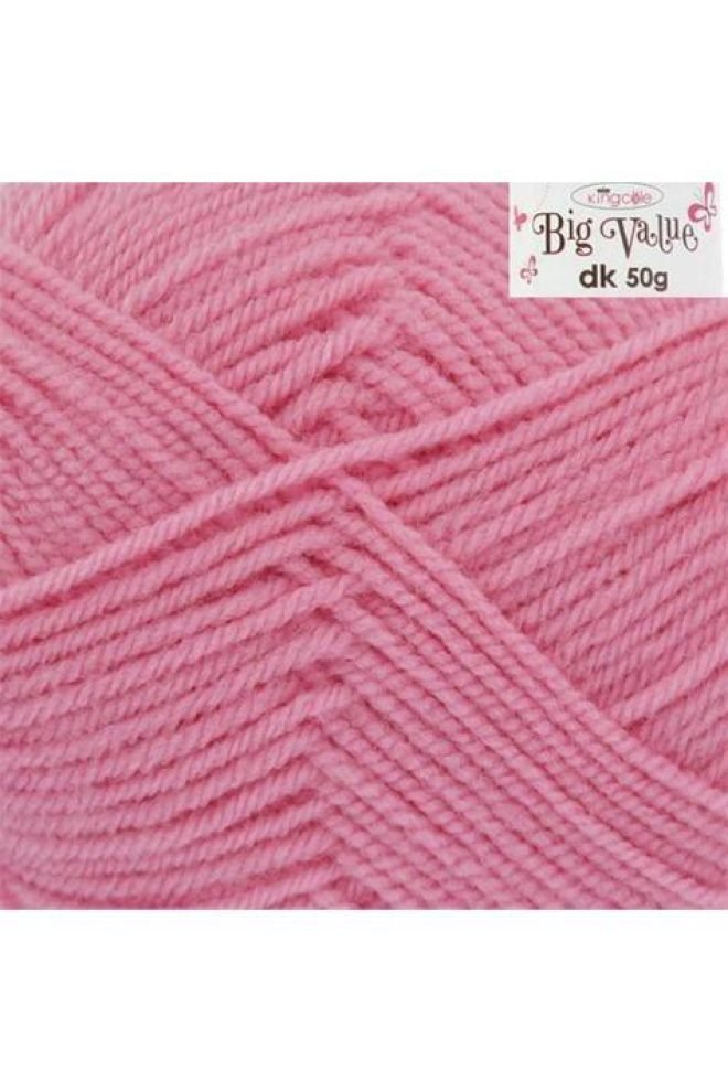 King Cole Big Value DK 50g Pink 4033