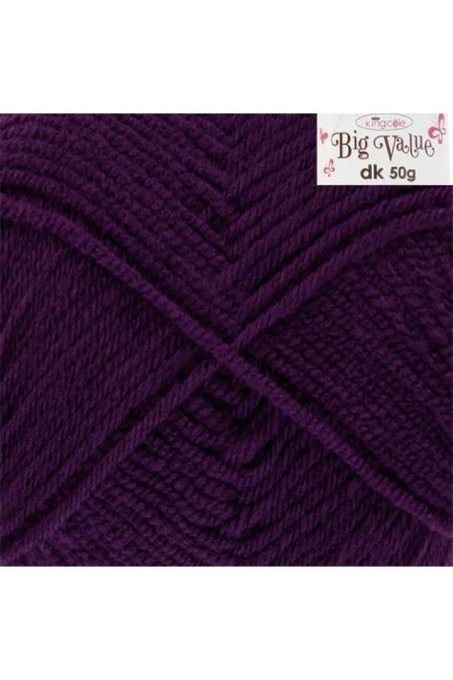 King Cole Big Value DK 50g Plum 4037