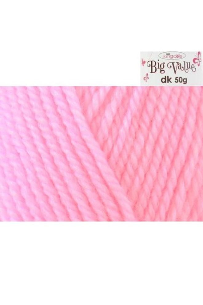 King Cole Big Value DK 50g Petal 4062