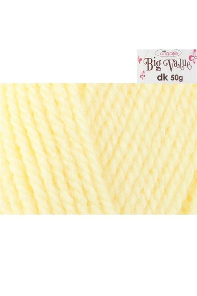 King Cole Big Value DK 50g Primrose 4064