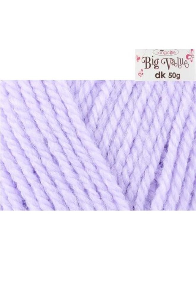 King Cole Big Value DK 50g Lilac 4064a