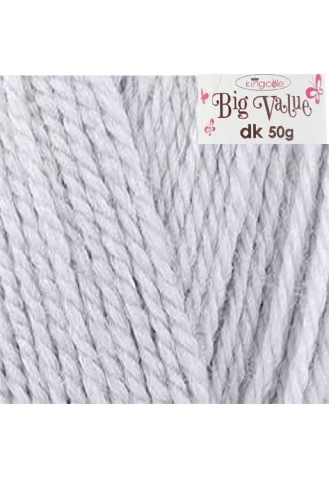 King Cole Big Value DK 50g Silver 4069
