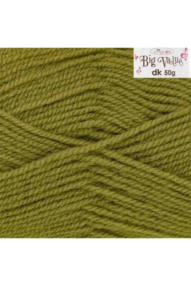 King Cole Big Value DK 50g Olive 4091