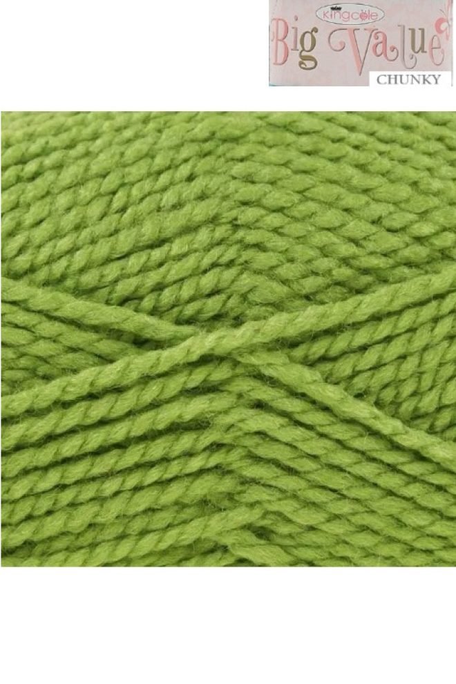 King Cole Big Value Chunky 100g Moss 548