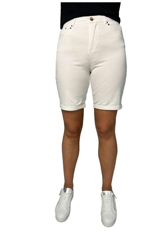 Pinns cotton chino short  white 548SH-WHI-1