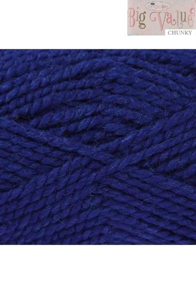 King Cole Big Value Chunky 100g Navy 550