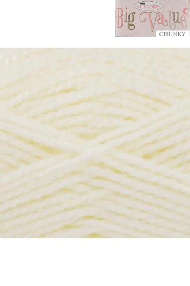 King Cole Big Value Chunky 100g  Cream 551