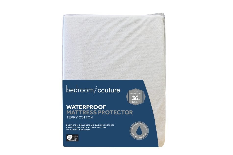 Terry cotton waterproof mattress protector 6114