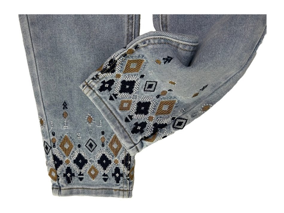 Pinns Ankle Grazer light denim jeans  675CT-1 - Image 4