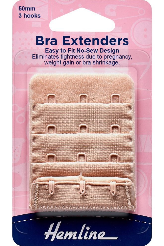 Bra extenders no-sew design 50mm in nude 771.50.N