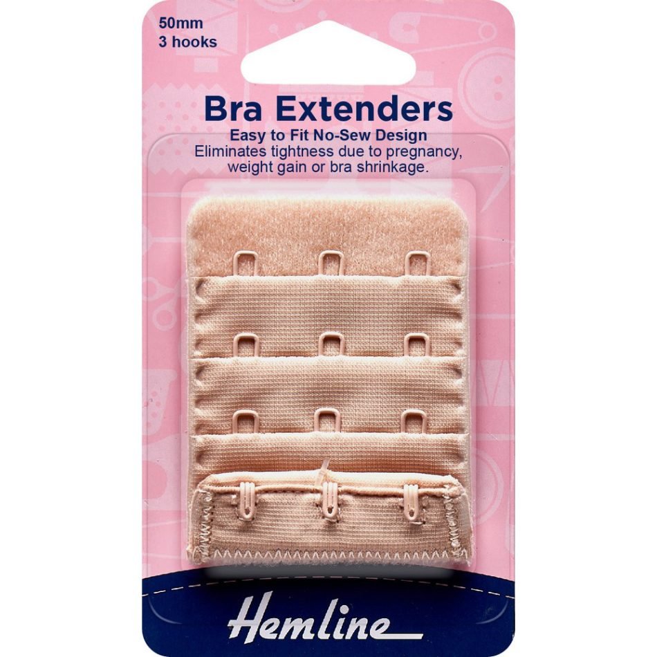 Bra extenders no-sew design 50mm in nude 771.50.N