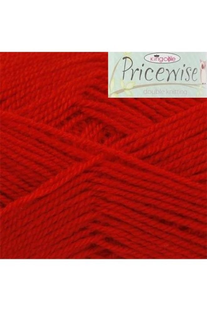 King Cole Pricewise DK 100g Red 9