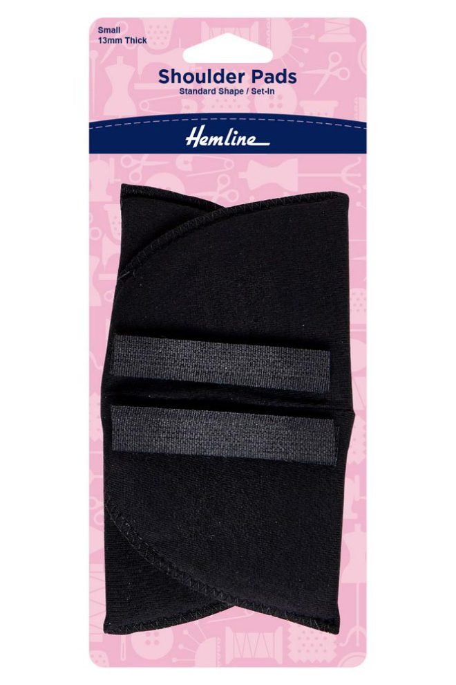 Small shoulder pads set in black 902.SB