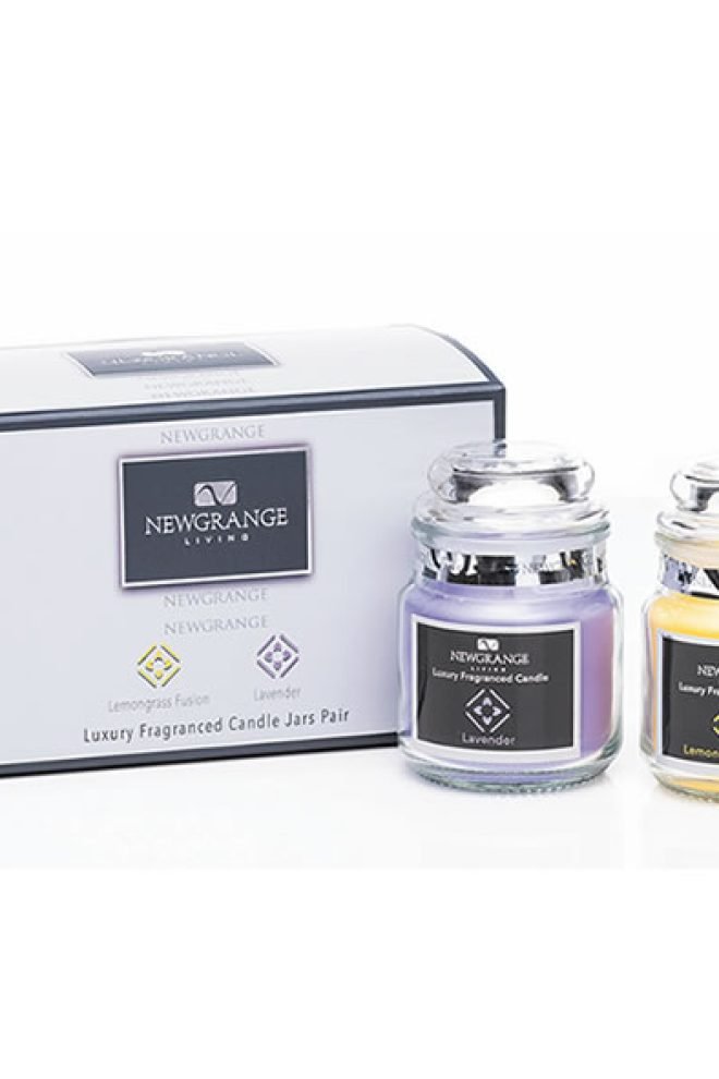 Luxury small jar candles - pair 9119-1