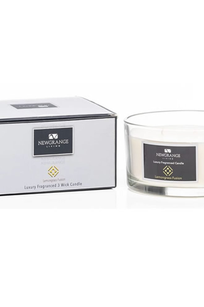 Lemongrass Fusion luxury 3-wick candle 9126-1