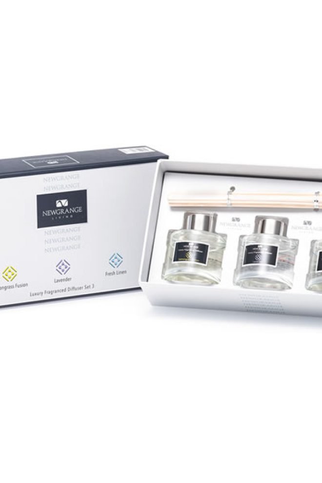 Luxury mini diffuser set - 3 x 50ml - Lemongrass Fusion, Lavender & Fresh Linen 9138-1