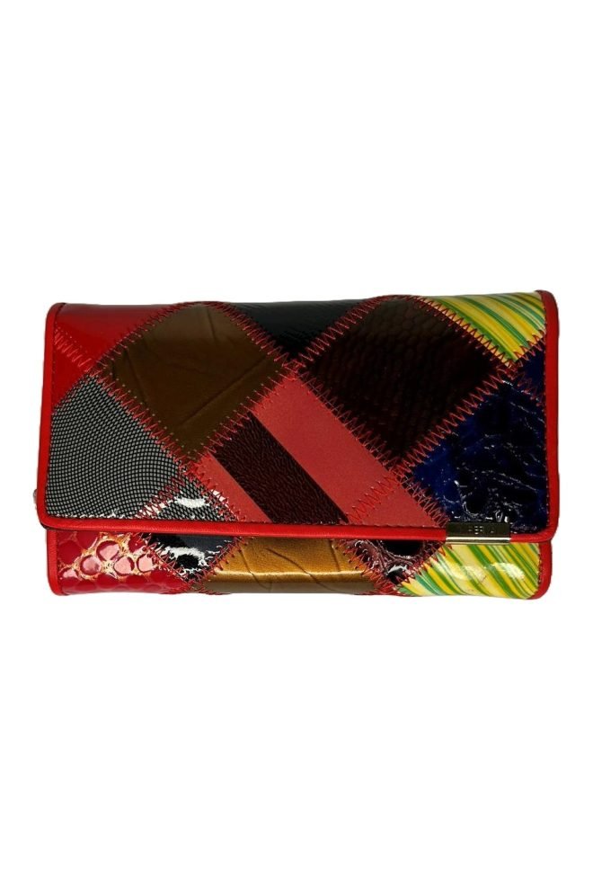 Large patchwork wallet A0004-1