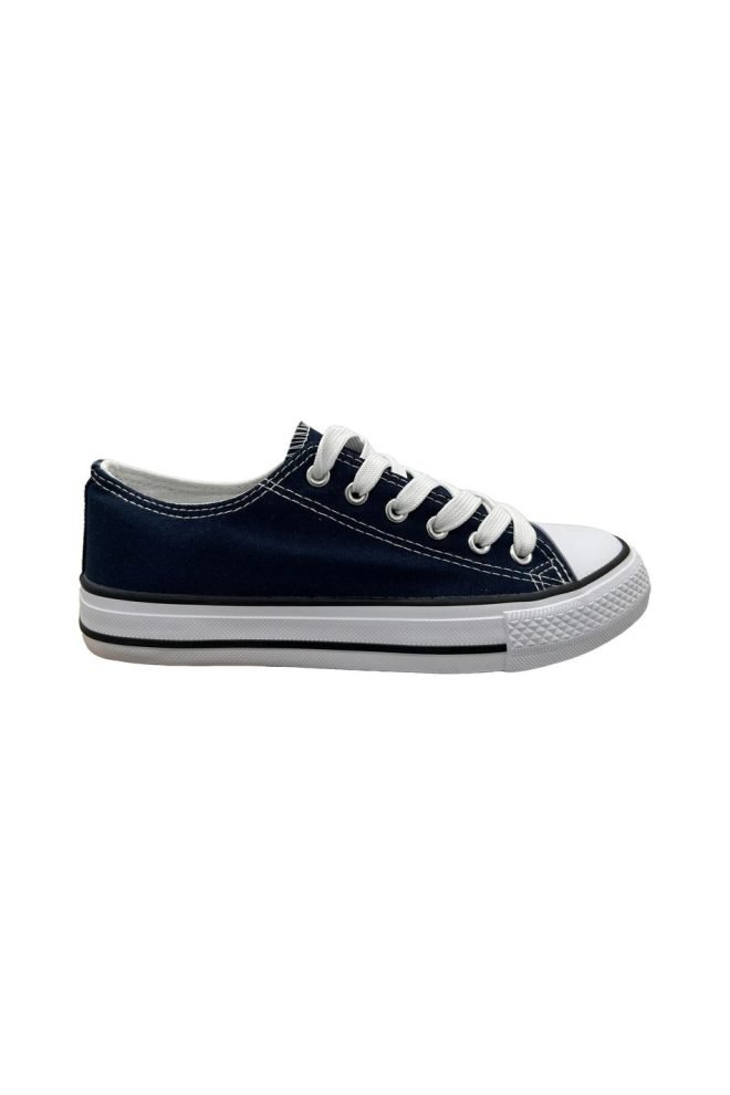Erynn navy classic canvas sneakers A1-NAV-1