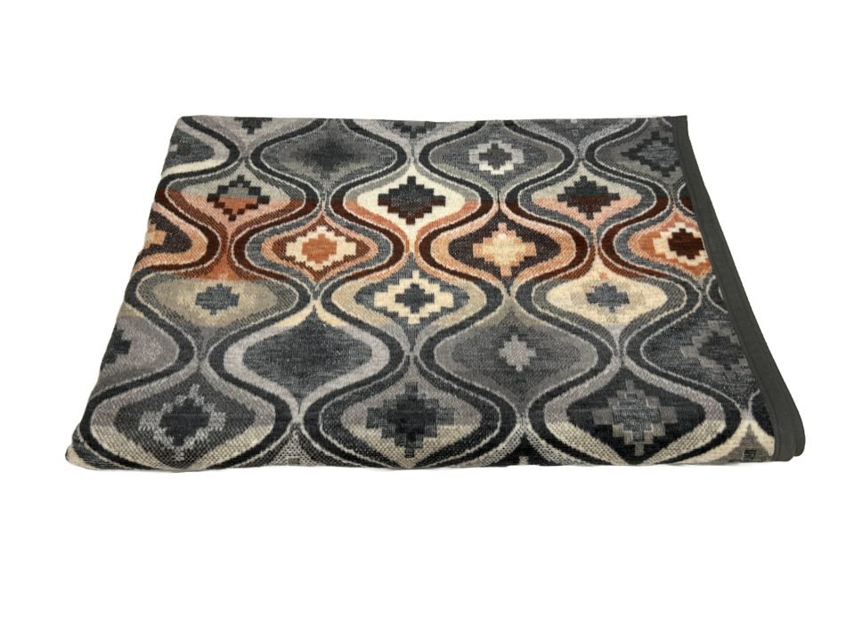 Biederlack Italian collection Ikat Diamond throw - size: 150x200cm B7300-1 - Image 2