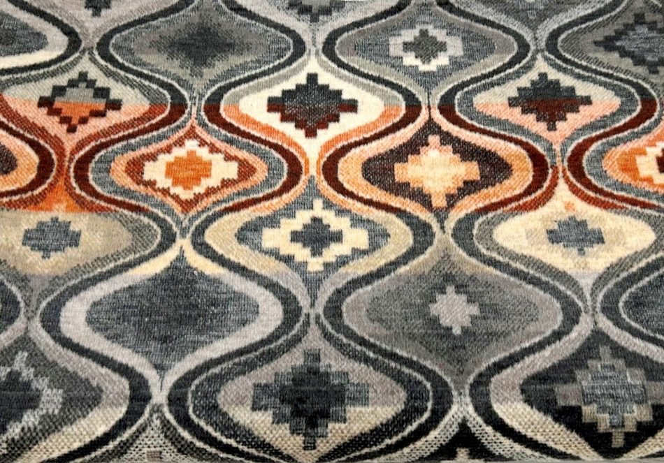 Biederlack Italian collection Ikat Diamond throw - size: 150x200cm B7300-1 - Image 4
